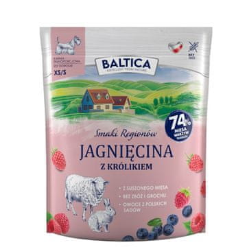 slomart BALTICA Smaki regionów Small breeds Lamb hrana za pse - 1 kg