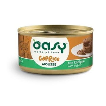 Oasy OASY Caprice Mousse Mokra hrana za mačke, zec, 85g