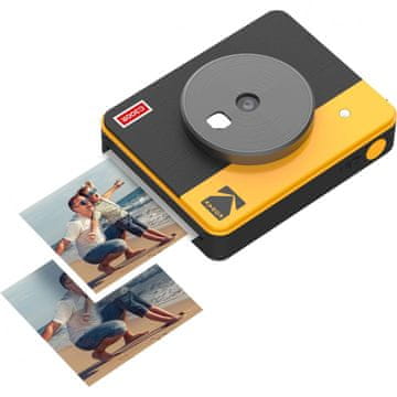 Kodak Kodak Mini Shot Combo 3 Retro instant fotoaparat i pisač, 76.2 x 76.2 mm, CMOS, žuta