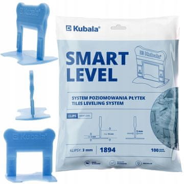 Kubala KOPČE ZA NIVELIRAJUĆI SUSTAV 3 mm 100 kom 1894