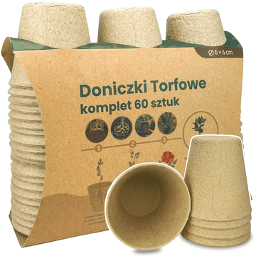 GARDEN LINE POSUDE ZA TRES 6x6 CM - SET OD 60 EDA8464