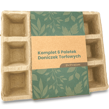 GARDEN LINE SET OD 6 POSUDA ZA TRESET - 21x17x4,5 CM EDA3227