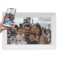 Denver Denver Digitalni okvir za slike s zaslonom 10.1" 16GB, bijeli