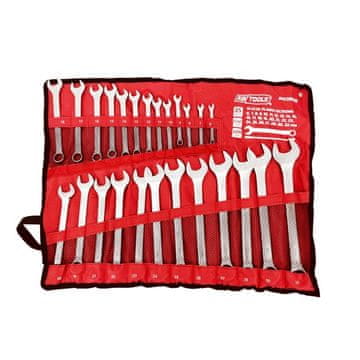 awtools AWTOOLS AW39818 kombinirani ključ 25 kom, kromirani
