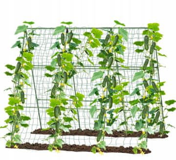 GARDEN LINE VRTNI OKVIR 1,2 M PROMJERA 11 MM S MREŽOM 1,8 x 2,7 M JAW5424
