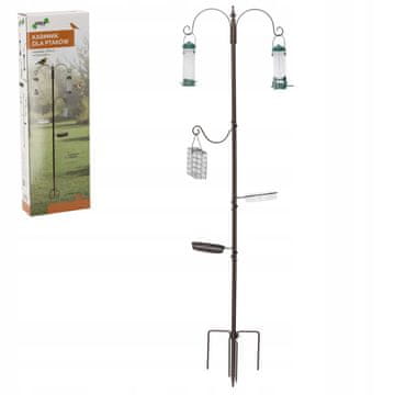 GARDEN LINE HRANILICA ZA PTICE 190 CM ČELIK PERG-N5047