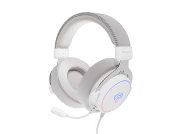 slomart GENESIS Neon 764 Gaming slušalice, bijele, USB-A