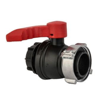 Bradas IBC kuglasti ventil GW S75x6 s izlazom GZ S60x6 HD-PE 6355