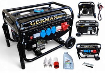 A8 5,2 kW GENERATOR BAKRENI KOTAČI AVR+ BAKRENI STATOR NJEMAČKA zamjena