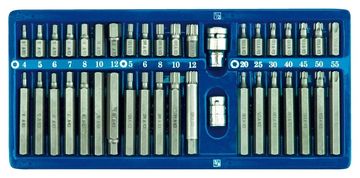 Vorel Specijalni šesterokutni, torx i utorni ključevi, set od 40 komada u metalnoj kutiji 66400