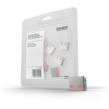 Lindy Bloker USB porta ružičasti 10 kom, 40460