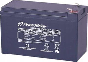 PowerWalker baterija 12V/7Ah PWB12-7, 91010090