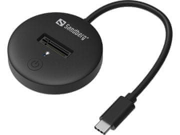 Sandberg USB 3.2 priključna stanica za M.2+NVMe SSD, 136-47