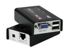 Aten Mini USB KVM produžetak 100m, 1920x1200, podrška za široki ekran, CE100-AT-G