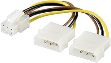 MicroConnect 4-pinski - 6-pinski PCI Express