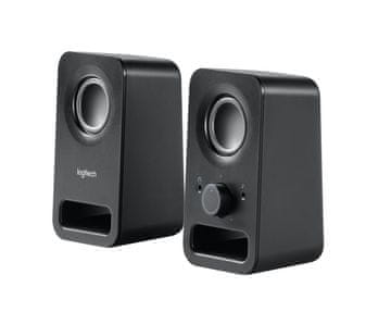 Logitech Z150 stereo zvučnici, 2.0 kanala, žičani, 6 W, crni, 980-000814