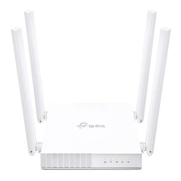 TP-Link bežični ruter, Ethernet, dvopojasni 4G, bijeli (2,4 GHz / 5 GHz), ARCHER C24