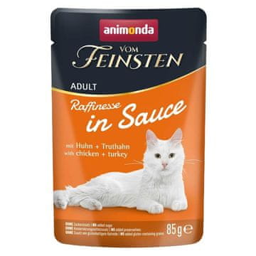 Animonda ANIMONDA Vom Feinsten Raffinesse umak piletina puretina - mokra hrana za mačke - 85g