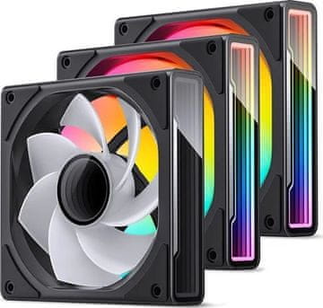 slomart Ventilator Jonsbo ZK-120BR Cooling Fan 3u1 - A-RGB, Reverzibilni