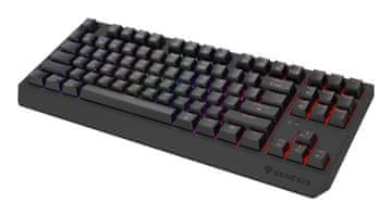 Genesis Genesis Thor 230 TKL Gaming tipkovnica, USB + RF Wireless + Bluetooth, US QWERTY, crna