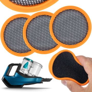 Set od 3 HEPA filtera za Philips SpeedPro Aqua