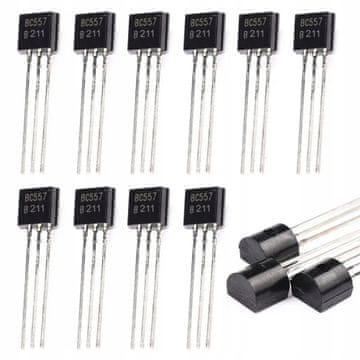 BC557 PNP Arduino tranzistor 10 kom u TO-92 pakiranju