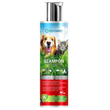 slomart EUROWET Šampon za iritacije kože za pse i mačke - 200ml