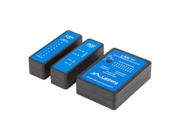Lanberg Lanberg NT-0404 mrežni tester kabela s PoE testerom Crna, Plava