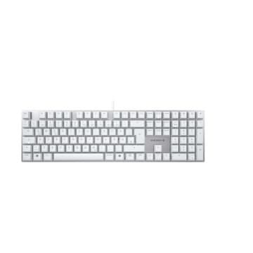 slomart CHERRY KC 200 MX tipkovnica, univerzalna, srebrna, bijela