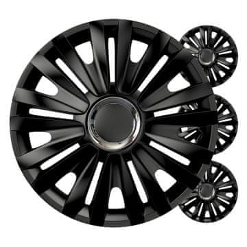 AMIO Auto ratkape set od 4 komada, kraljevsko crne, 15" inča, COLOR BOX