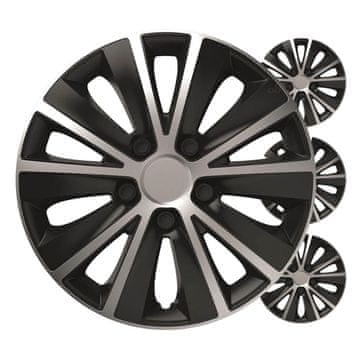 AMIO Auto ratkape set od 4 dijela Rapide crno-srebrne 16" inča COLOR BOX