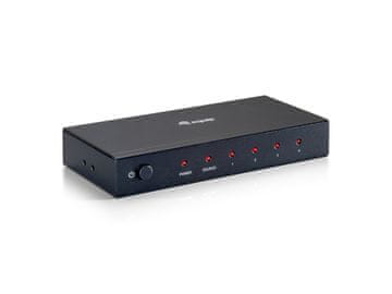 Equip Equip 4-portni HDMI razdjelnik, crni, podržava 1080p
