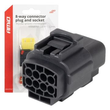 AMIO Vodootporni set električnih konektora 8 PIN 2.2mm -04350