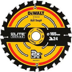 DeWalt DEWALT list za ubodnu pilu 165 mm x 24 zuba x 2,0 mm + 5`