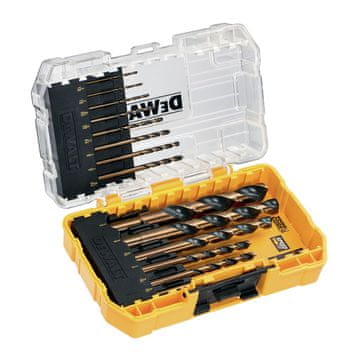 DeWalt DEWALT SET SVRDILA ZA METAL HSS-G 14 KOM CRNO-ZLATNO
