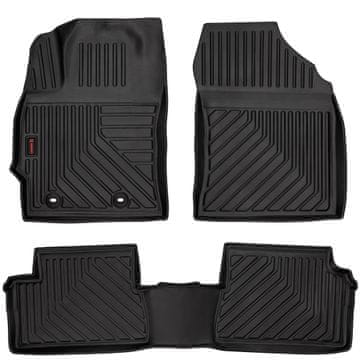 8022063 - 3D gumene prostirke s visokim rubom, pogodne za: Toyota Avensis III (T27) (2009.-2018.)