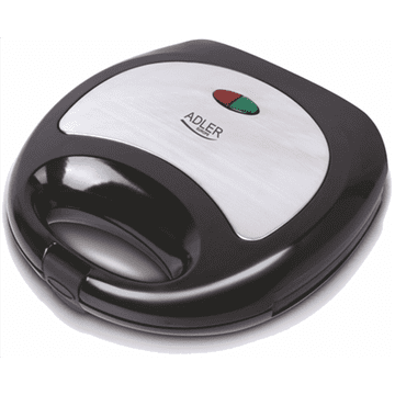 Adler | AD 3015 | Toster | 750 W | Broj tanjura 1 | Broj sendviča 2 | Crna