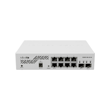 Mikrotik | Cloud Router Switch | CSS610-8G-2S+IN | Upravljanje putem weba | Montaža u rack | Broj 10/100 Mbps (RJ-45) portova | Broj 1 Gbps (RJ-45) portova 8 | Broj SFP+ portova 2 | Vrsta napajanja