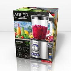 Adler | Blender | AD 4078 | Stolni | 1700 W | Materijal posude: Staklo | Kapacitet posude: 1,5 L | Drobljenje leda | Nehrđajući čelik