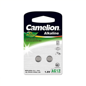 Camelion | AG12/LR43/LR1142/386 | Alkalne gumbaste baterije | 2 kom.