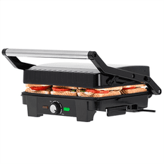 Adler | AD 3051 | Električni roštilj XL | Stolni | 2800 W | Crna/Nehrđajući čelik