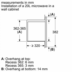 Bosch | BFL523MW3 | Mikrovalna pećnica | Ugradbena | 800 W | Bijela