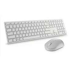 DELL | Tipkovnica i miš | KM5221W Pro | Set tipkovnice i miša | Bežični | Miš uključen | RU | m | Bijela | 2,4 GHz | g