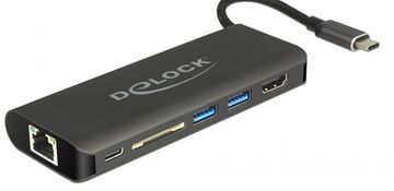 slomart DeLOCK 87721 priključna stanica za prijenosno računalo USB 3.2 Gen 1 Type-A, crna