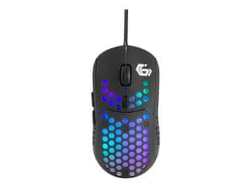 Gembird MUSG-RAGNAR-RX400 RGB igraći miš s LED pozadinskim osvjetljenjem USB - žični, boja: crna
