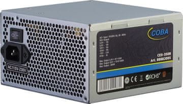 Inter-tech Inter-Tech Coba CES-350B napajanje 350W ATX, srebrno