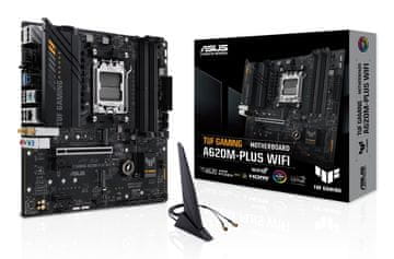 slomart ASUS TUF GAMING A620M-PLUS WIFI matična ploča AM5 micro ATX