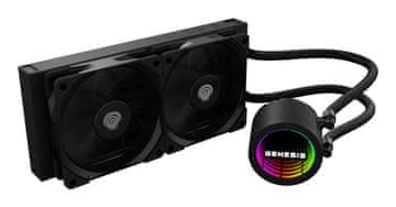 Genesis GENESIS NLG-2318 sustav za hlađenje računala, vodeno hlađenje, 2 ventilatora, crni
