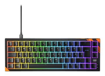 Cherry CHERRY K5 PRO TMR kompaktna gaming tipkovnica QWERTZ njemačka, narančasta/bijela