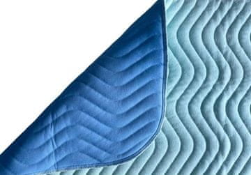 Protect Zaštitna podloga za krevet PDS Hygo Protect, plava, periva, 84x92cm
